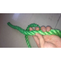 3 strand 25mm verde mejor cuerda de nylon pp danline cuerda